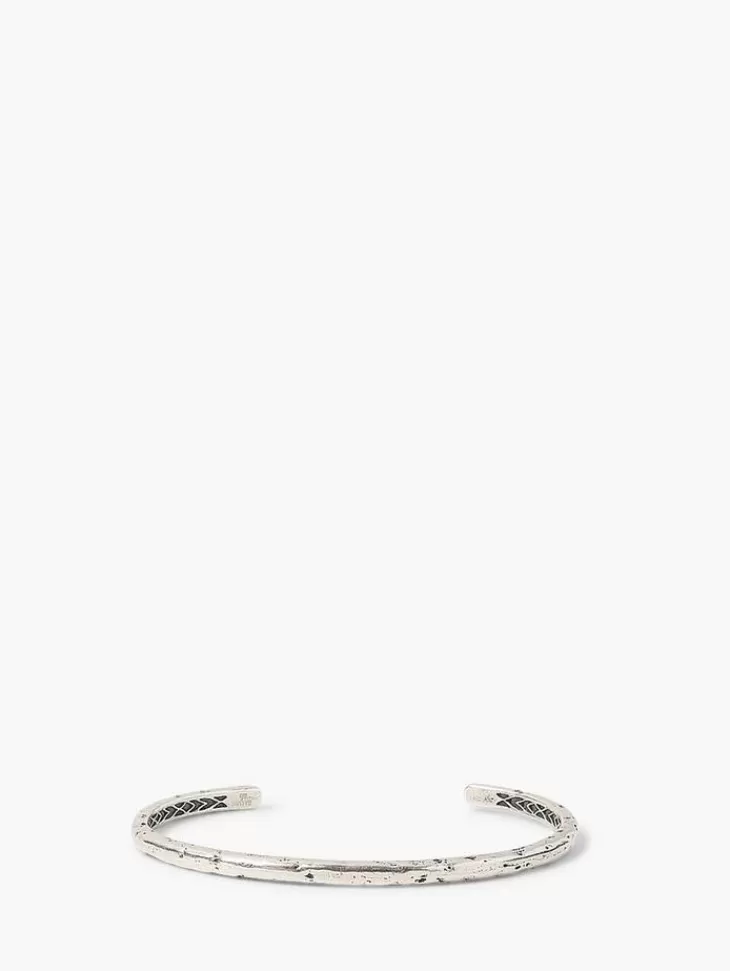 Jewelry>John Varvatos DISTRESSED CUFF SILVER