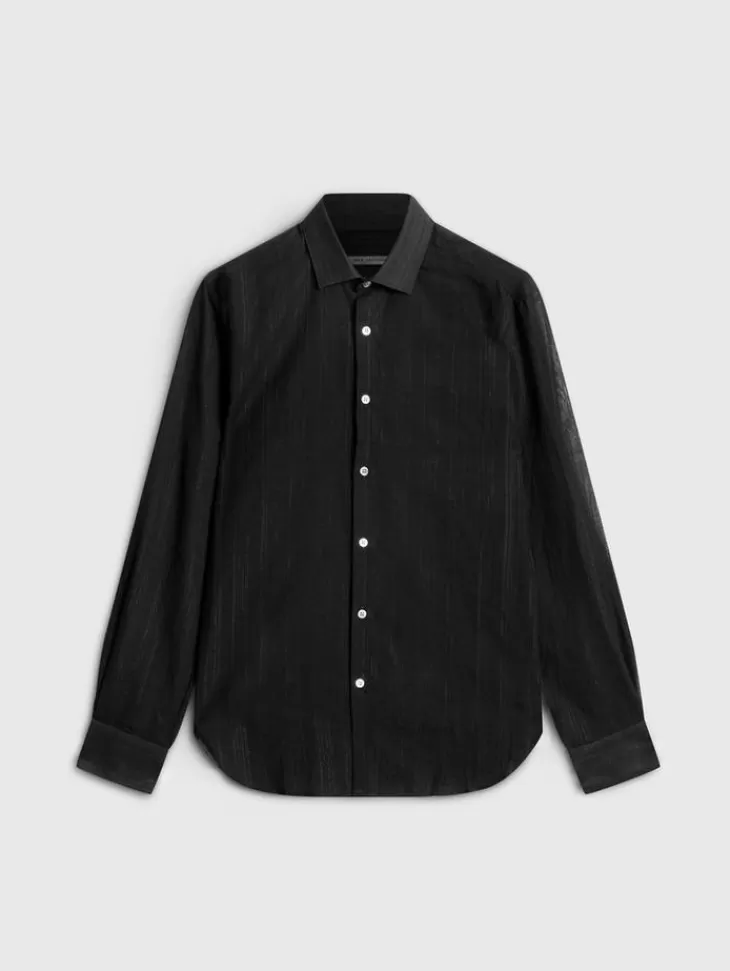 Shirts>John Varvatos STELLA DRESS SHIRT BLACK