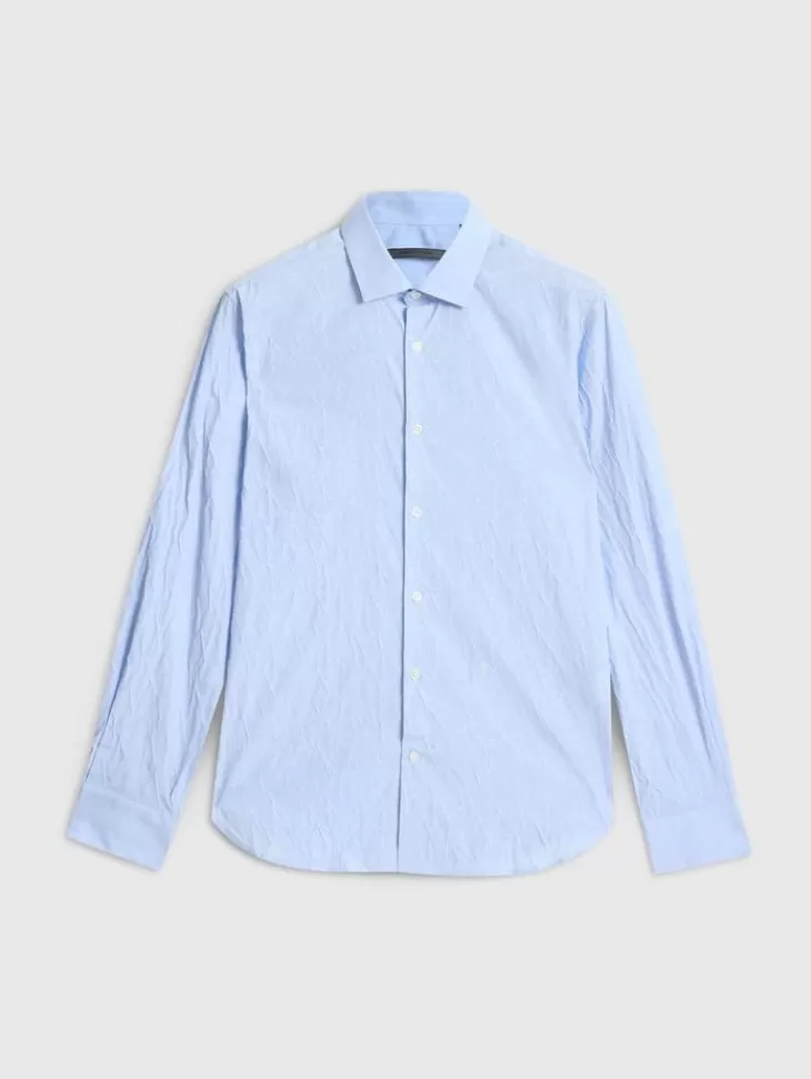 Shirts>John Varvatos STELLA DRESS SHIRT RIVERBLUE