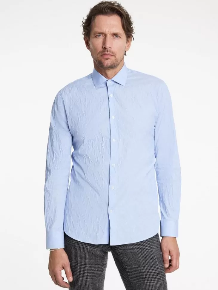 Shirts>John Varvatos STELLA DRESS SHIRT RIVERBLUE