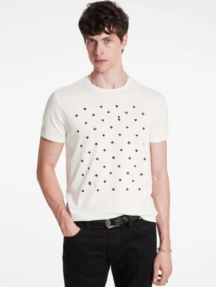 Graphic Tees>John Varvatos SUITS TEE SALT