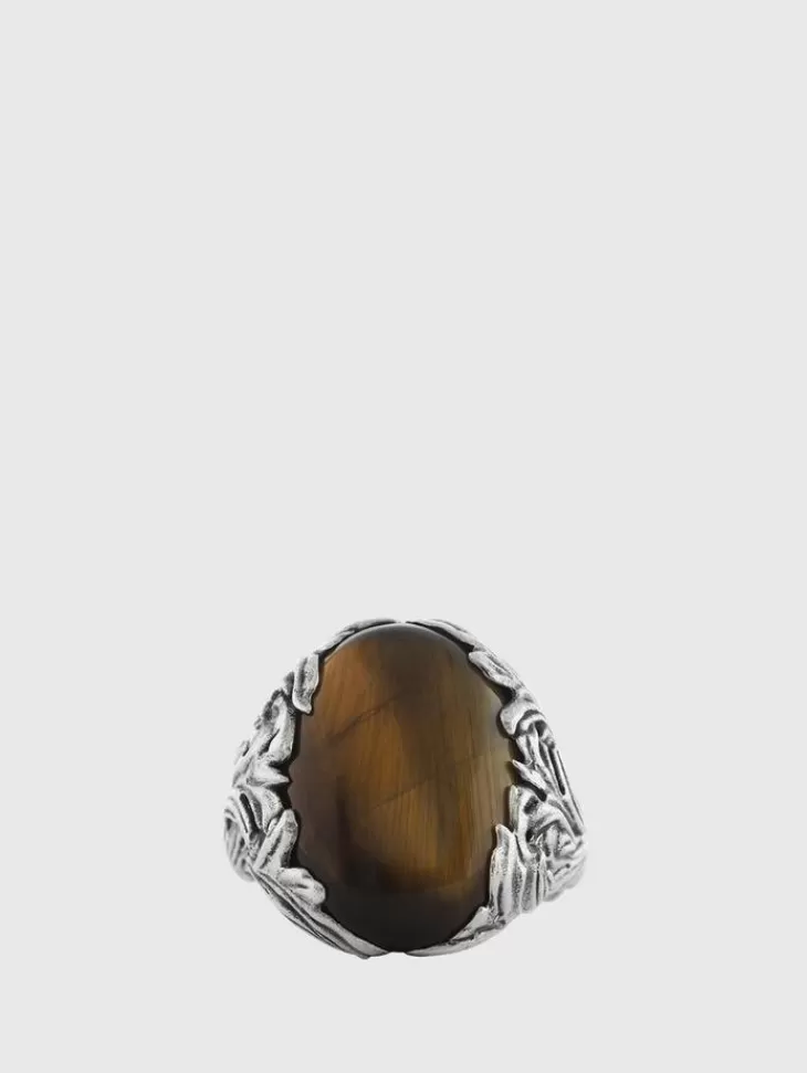 Jewelry>John Varvatos TIGERS EYE RING NOCOLOR