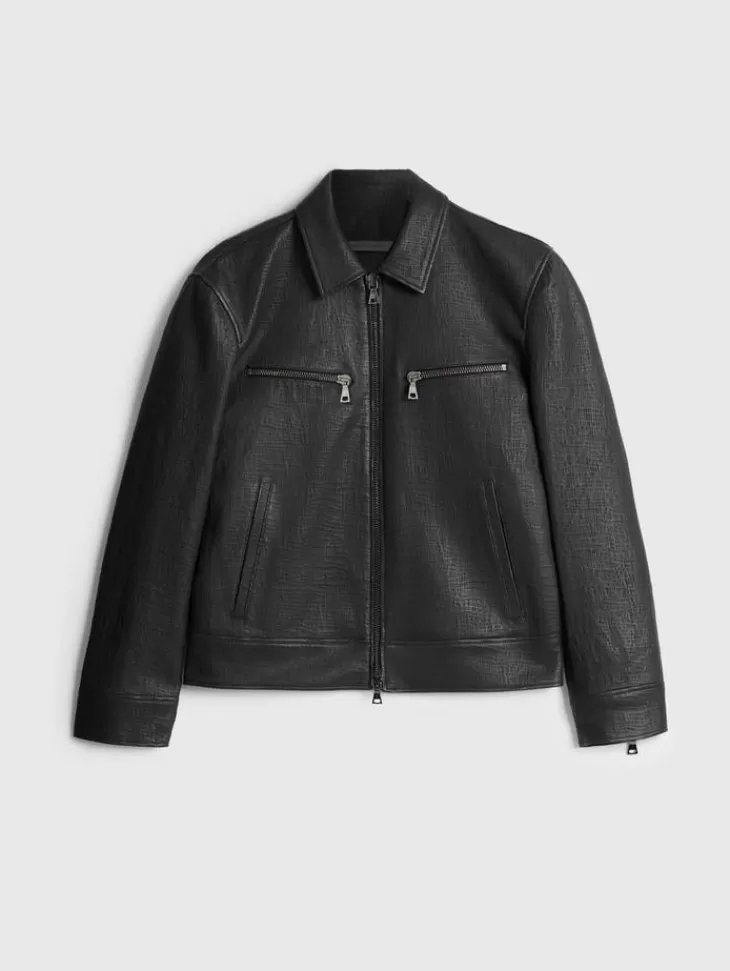 Leather & Outerwear | Tops>John Varvatos TILDEN JACKET CARBONGREY