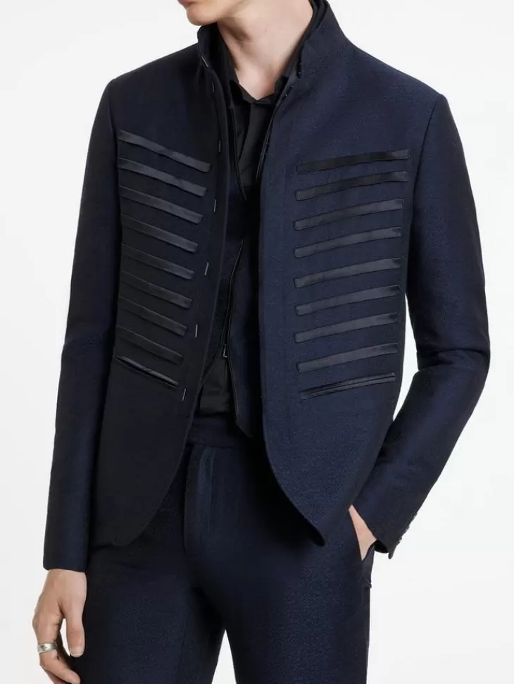 Leather & Outerwear | Tops>John Varvatos TILDEN JACKET BLUEBLACK