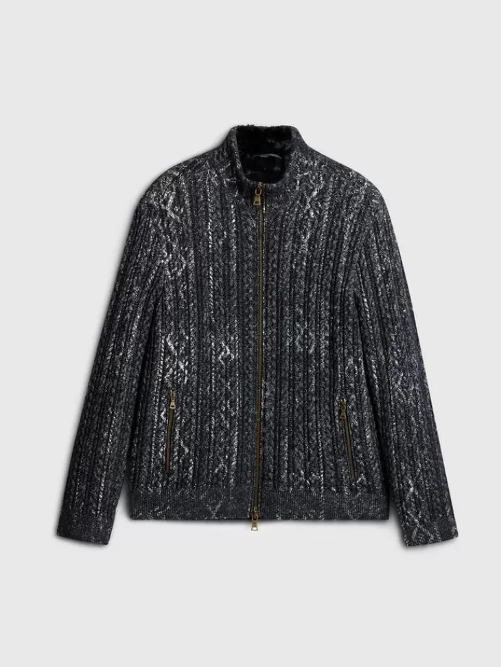 Sweaters>John Varvatos TRAMONTI JACKET BLACK