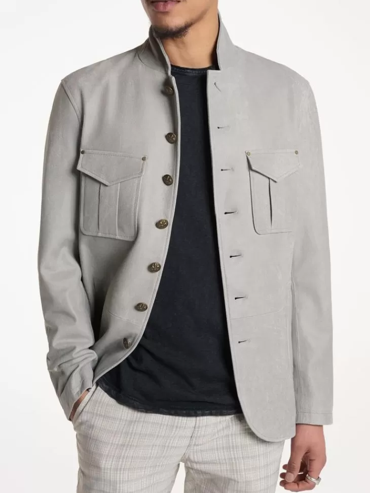 Leather & Outerwear | Tops>John Varvatos TRIVIA JACKET GREYSKY