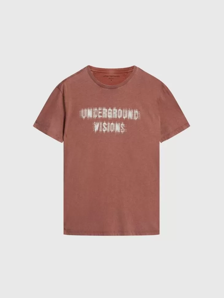 Tops>John Varvatos UNDERGROUND VISIONS TEE GINGER