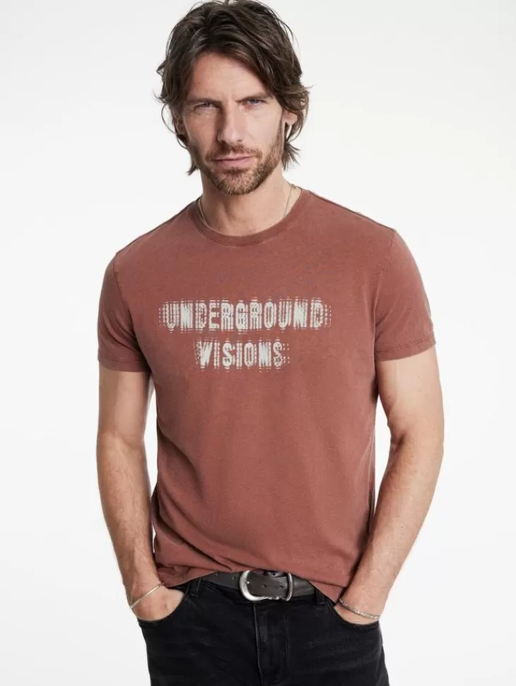 Tops>John Varvatos UNDERGROUND VISIONS TEE GINGER