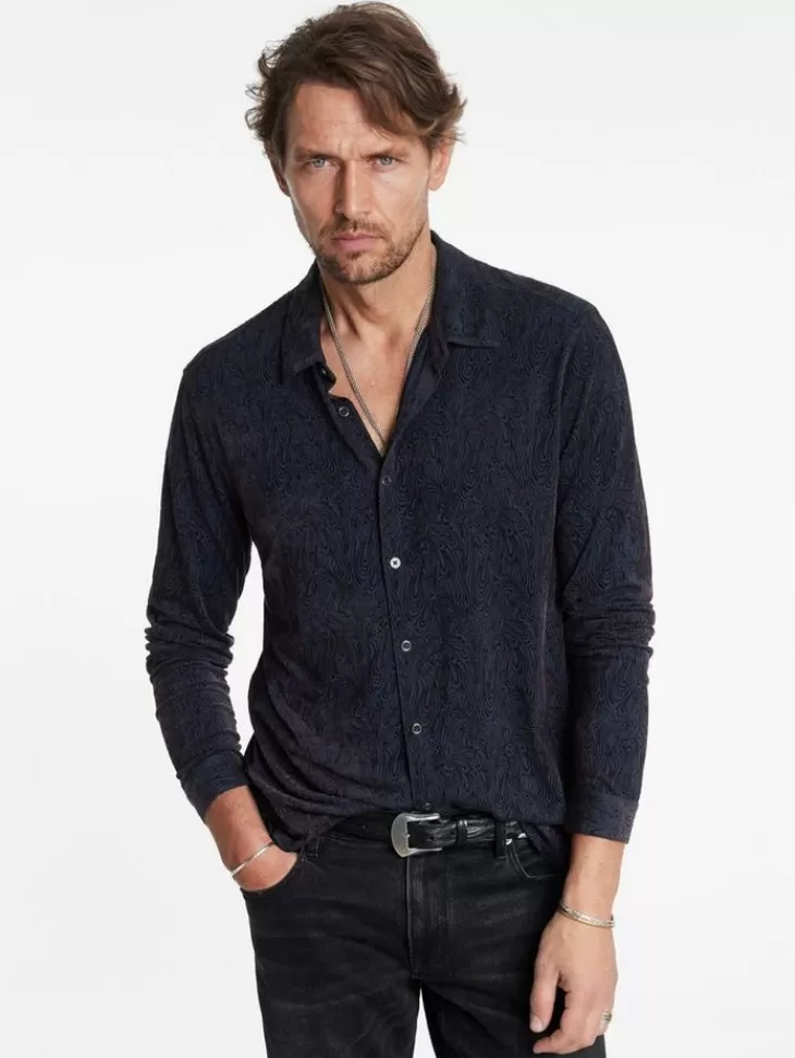 Shirts>John Varvatos VENETO SHIRT BLACK