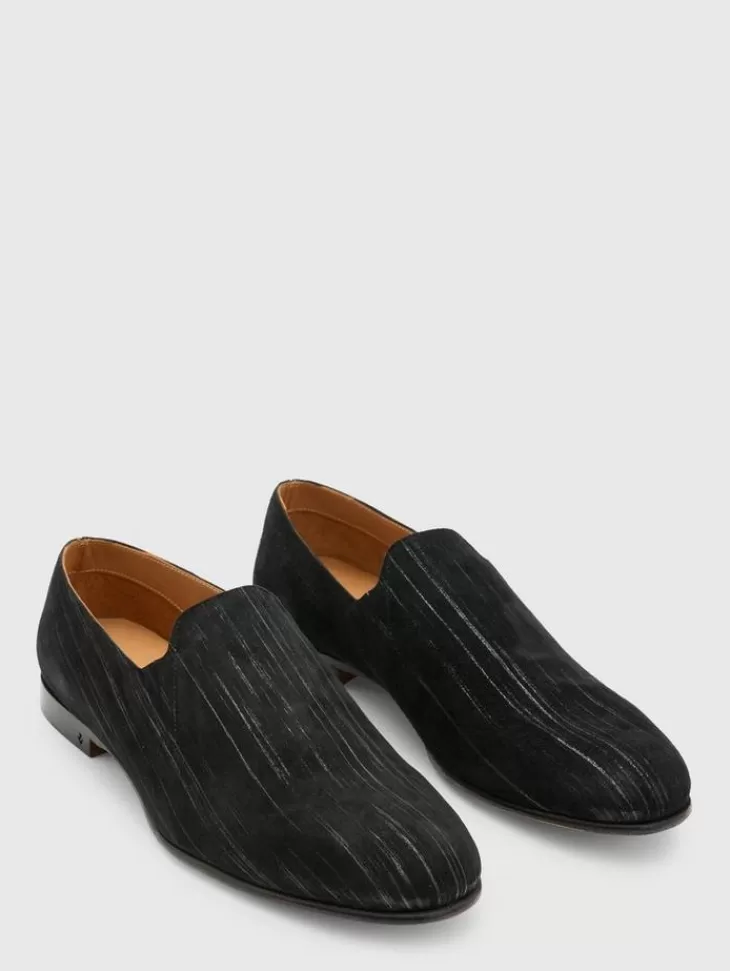 Shoes & Accessories>John Varvatos VENICE SLIP ON BLACK