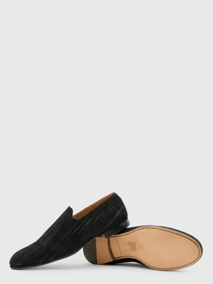 Shoes & Accessories>John Varvatos VENICE SLIP ON BLACK