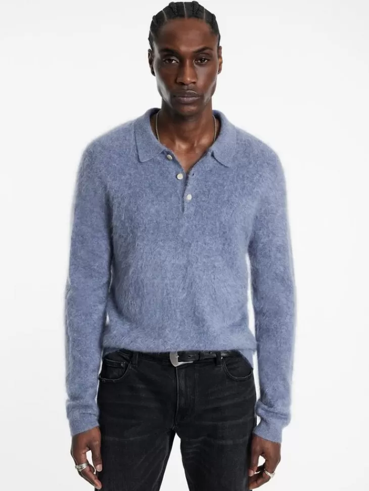 Polos | Sweaters>John Varvatos VERONA POLO ATLANTIC