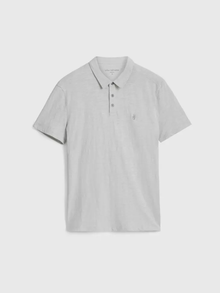 Polos>John Varvatos VICTOR POLO LIGHTGREY