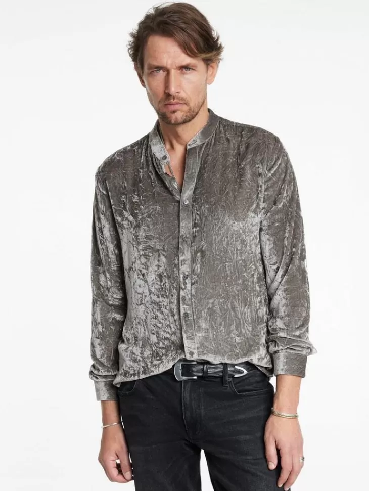 Shirts>John Varvatos VIGO SHIRT SMOKEDPEARLGREY