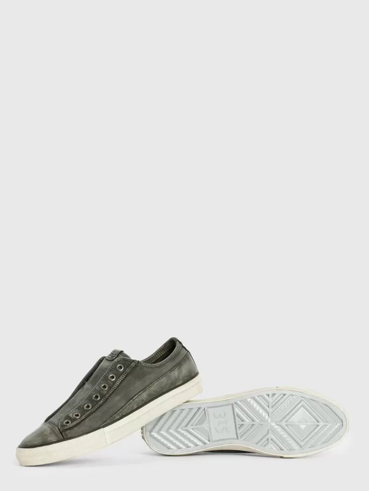 Sneakers>John Varvatos VULC LACELESS LOW TOP - CANVAS BLACK