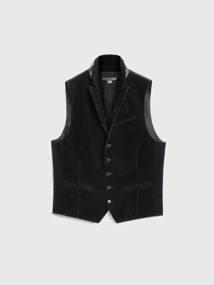 Suit Jackets>John Varvatos WOODWARD VEST BLACK