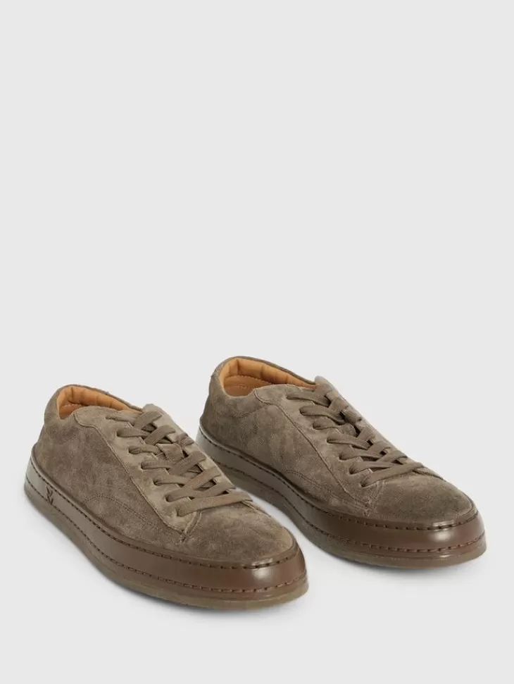 Shoes & Accessories>John Varvatos WOOSTER ARTISAN LOW TOP LEAD