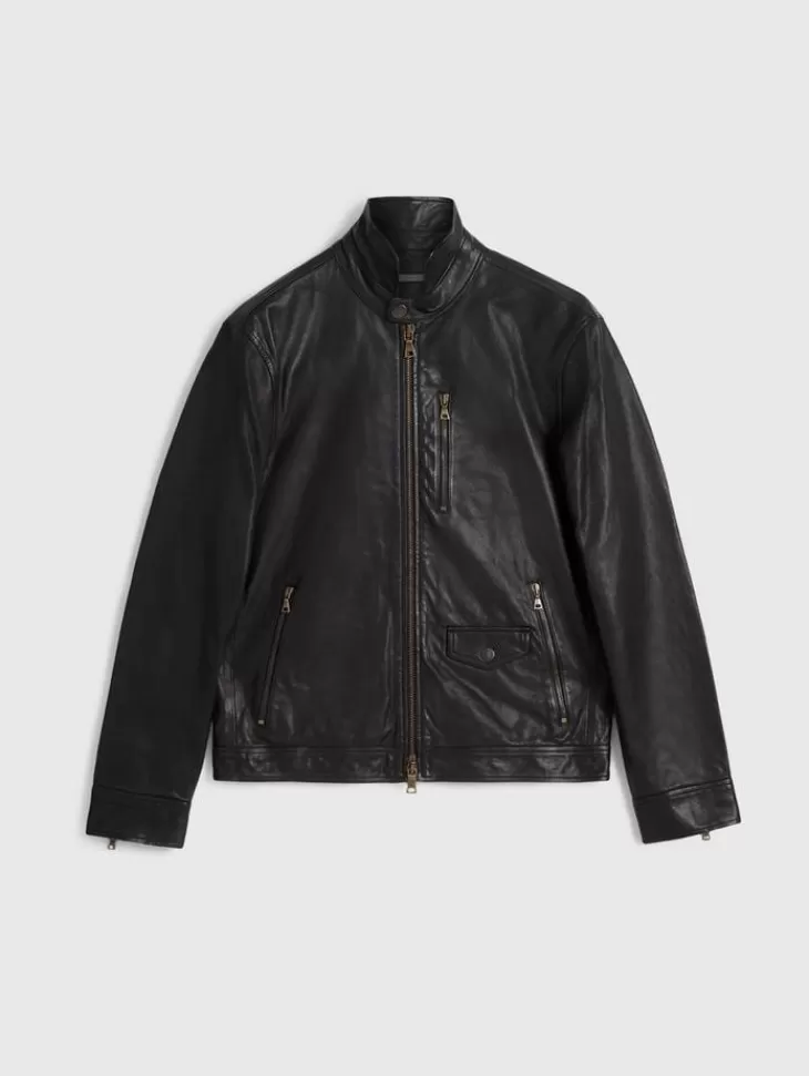 Leather Jackets | Leather Jackets>John Varvatos YORK JACKET BLACK